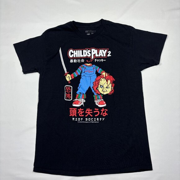 Riot Society Child's Play 2 Motion Picture Chucky Graphic T-Shirt Adult Large - Picture 1 of 6